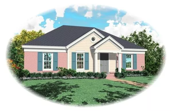 image of small traditional house plan 8101